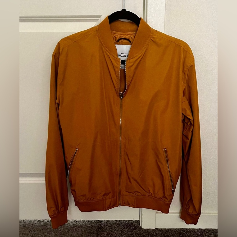 Pull&Bear polyester outer shell jacket.